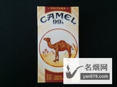 骆驼(硬黄99s)科罗拉多州含税版香烟价格表（多少钱一包）